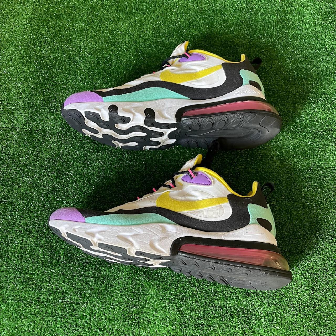 Nike Men s Air Max 270 React Geometric Abstract. Depop