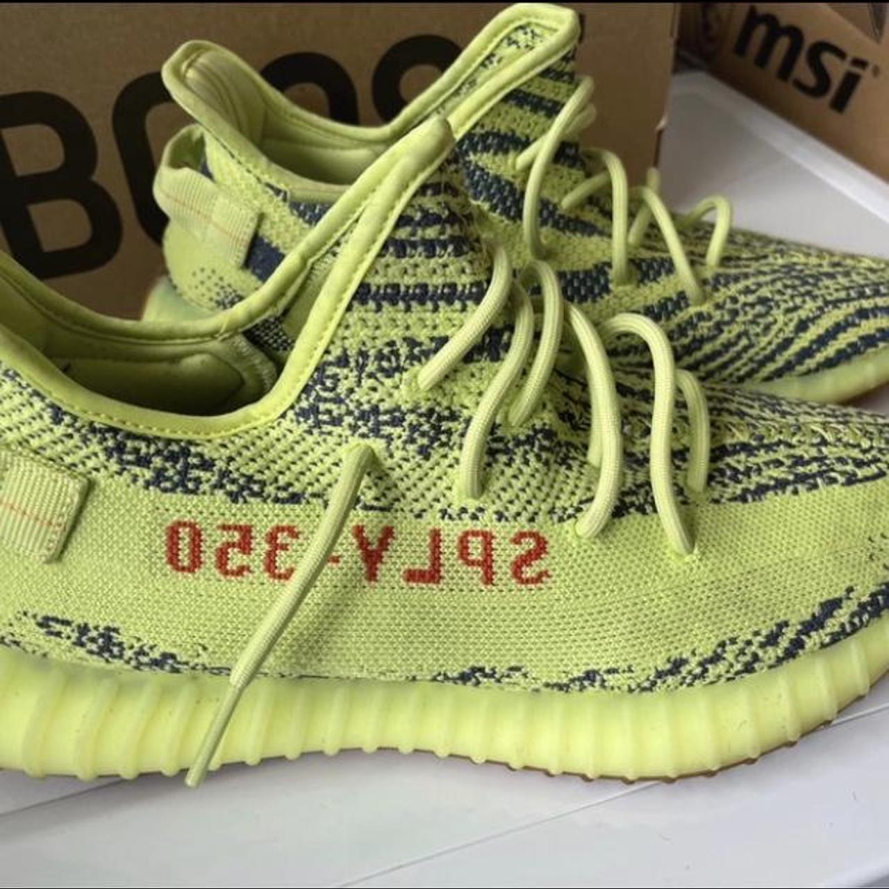 yeezy zebra frozen yellow