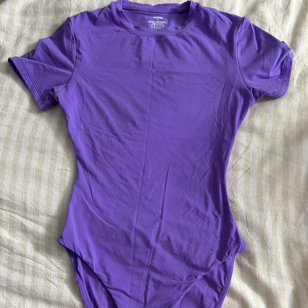 SKIMS fits everybody Tshirt bodysuit ultra outlets purple