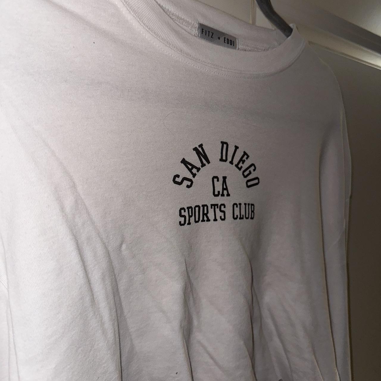 FITZ + EDDI Fitz + Eddi Sports Club Cropped T-shirt in White