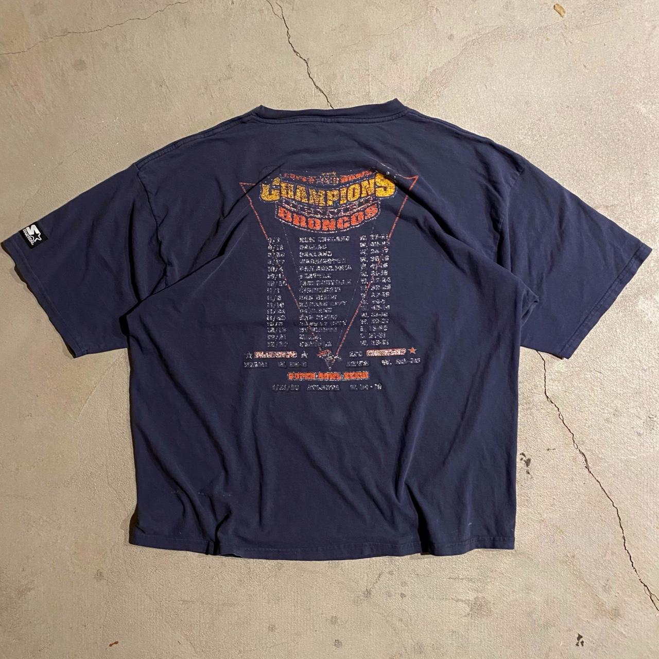 Vintage Denver Broncos Super Bowl Tee Size 2xl Fits - Depop