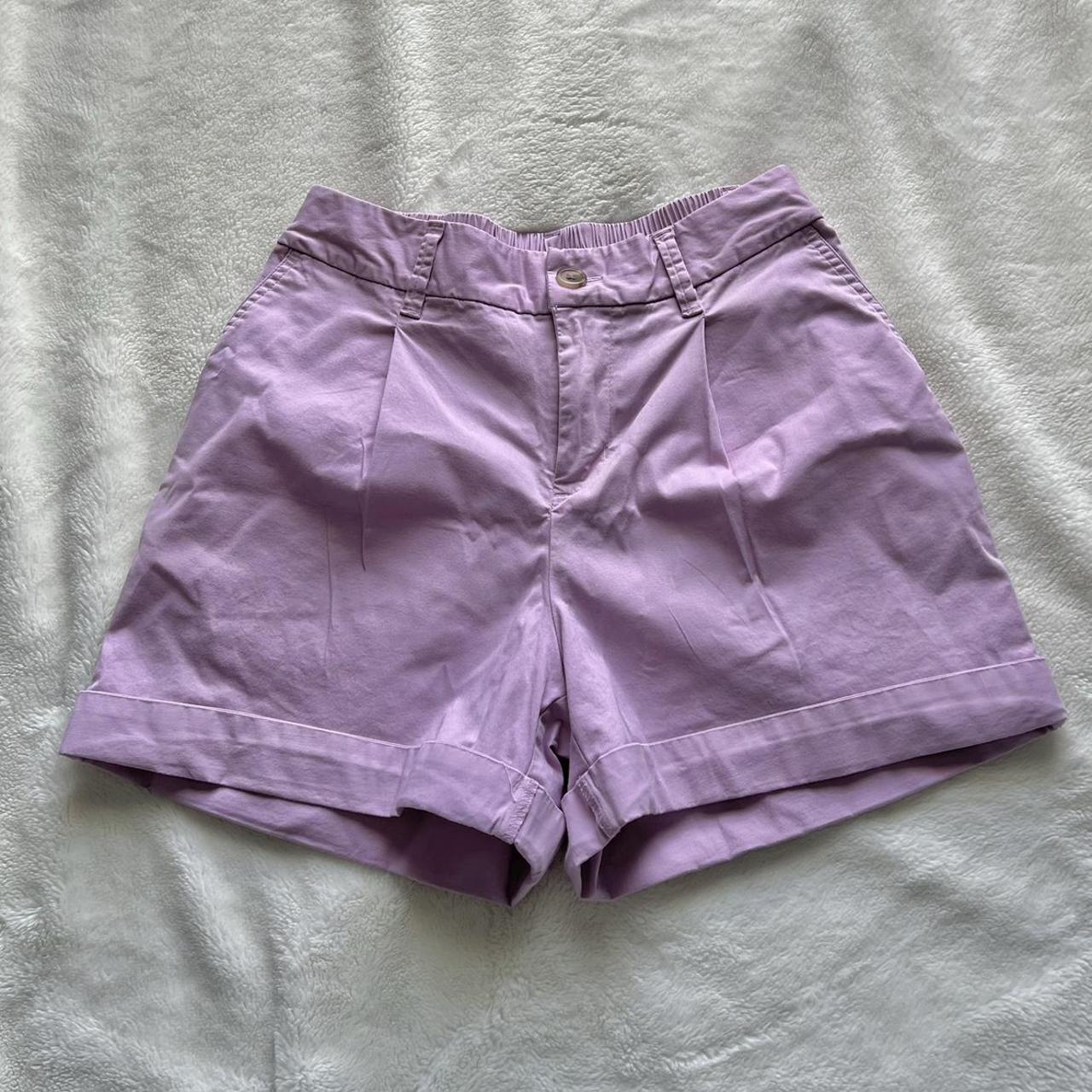 A New Day Pink/Lavender Shorts High waisted Size S... - Depop