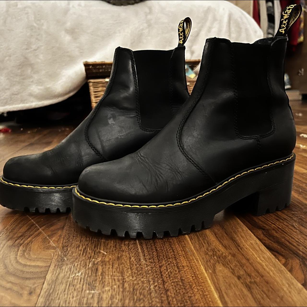 Doc Martin Platform Chelsea Boot In great condition... - Depop