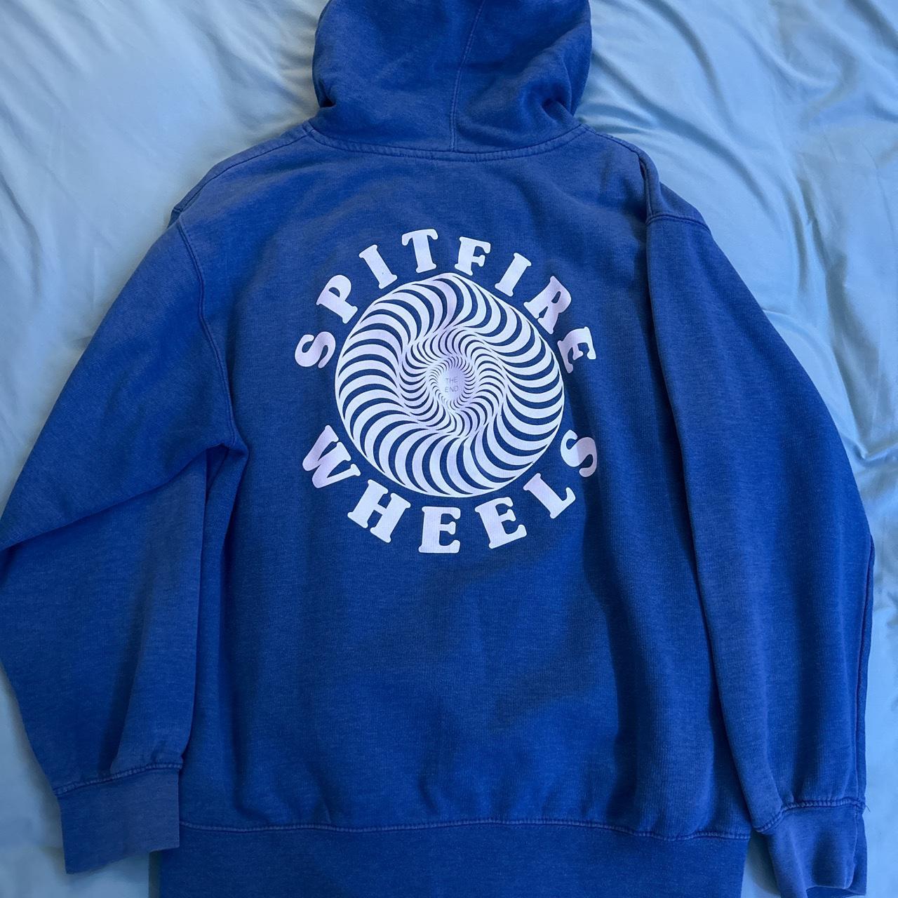 Blue spitfire hoodie Clearance