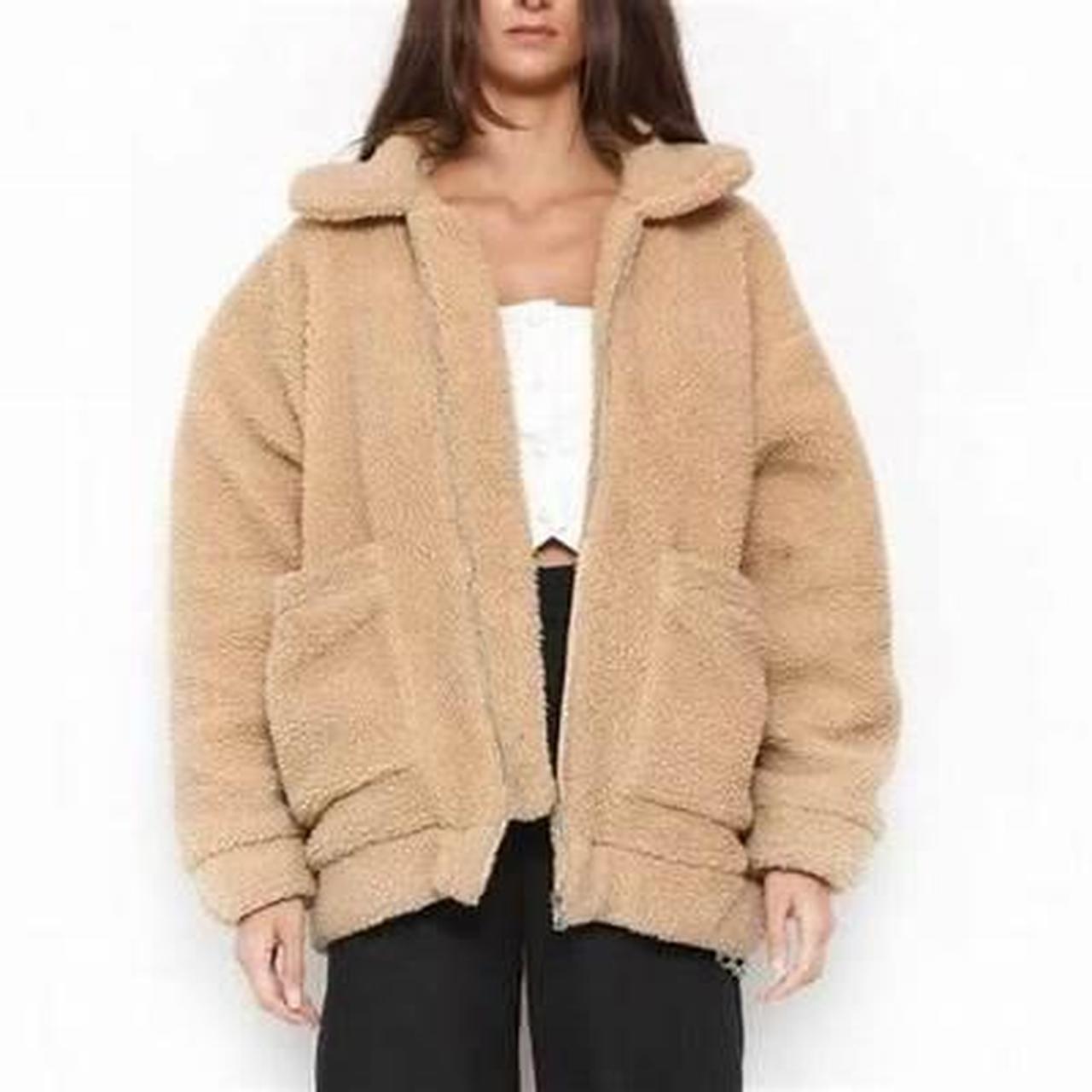 I.AM.GIA pixie teddy coat small tear on inside of