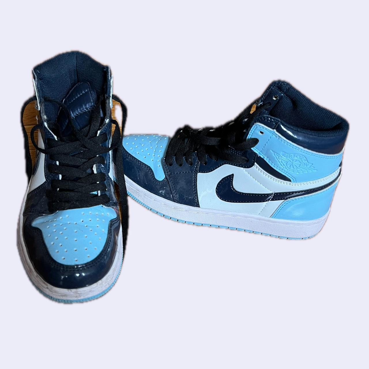 Nike Jordan 1 - Blue & Dark Blue #dupe #dhgate - Depop