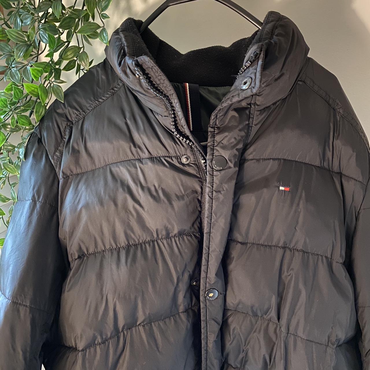 Tommy Hilfiger puffer Jacket - Black Size Medium... - Depop