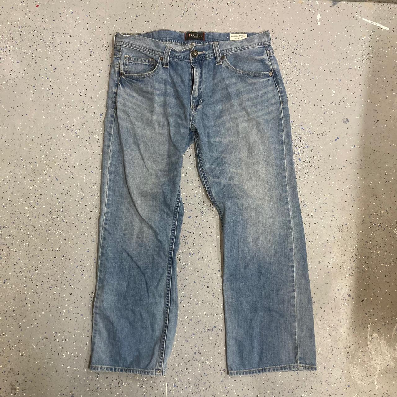 Guess Men's Blue Jeans | Depop