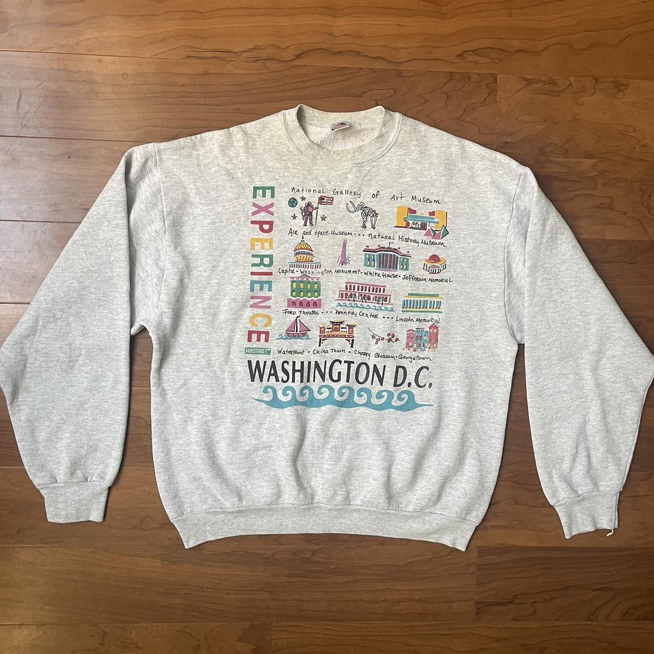 Vintage 90s Washington DC Crewneck size XL $30 +... - Depop