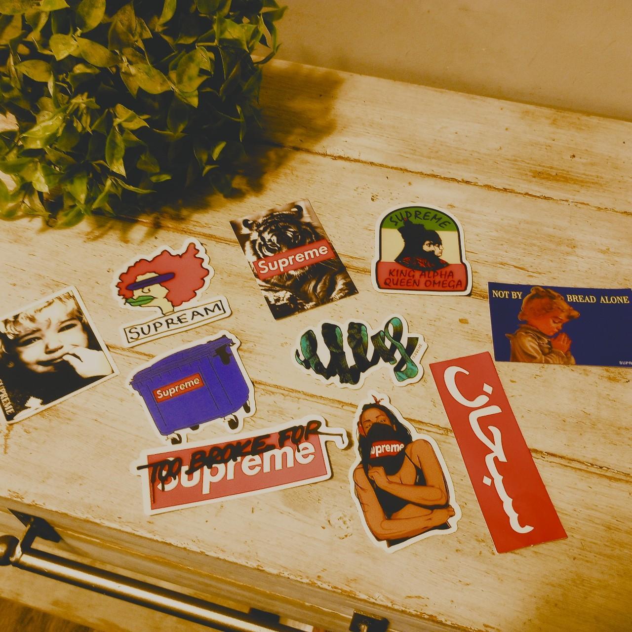 Sale broken supreme stickers