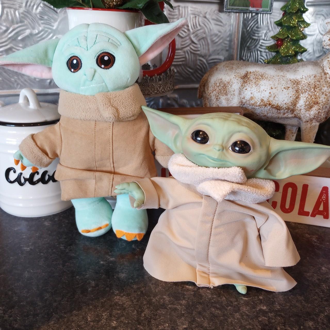 Star Wars Grogu Plush  Hug 'n Nuzzle Soft Doll with Sound