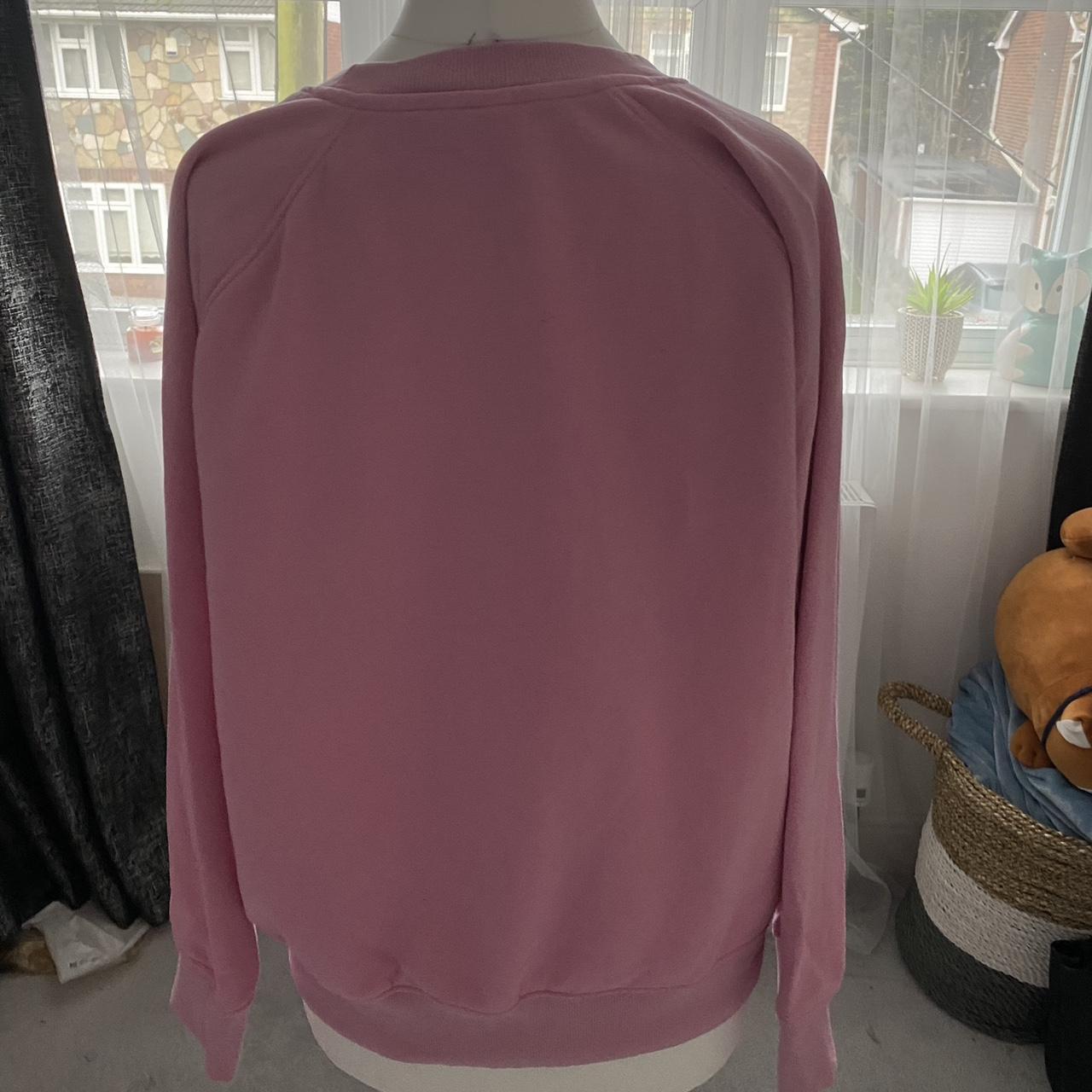 H&m light pink cheap sweatshirt