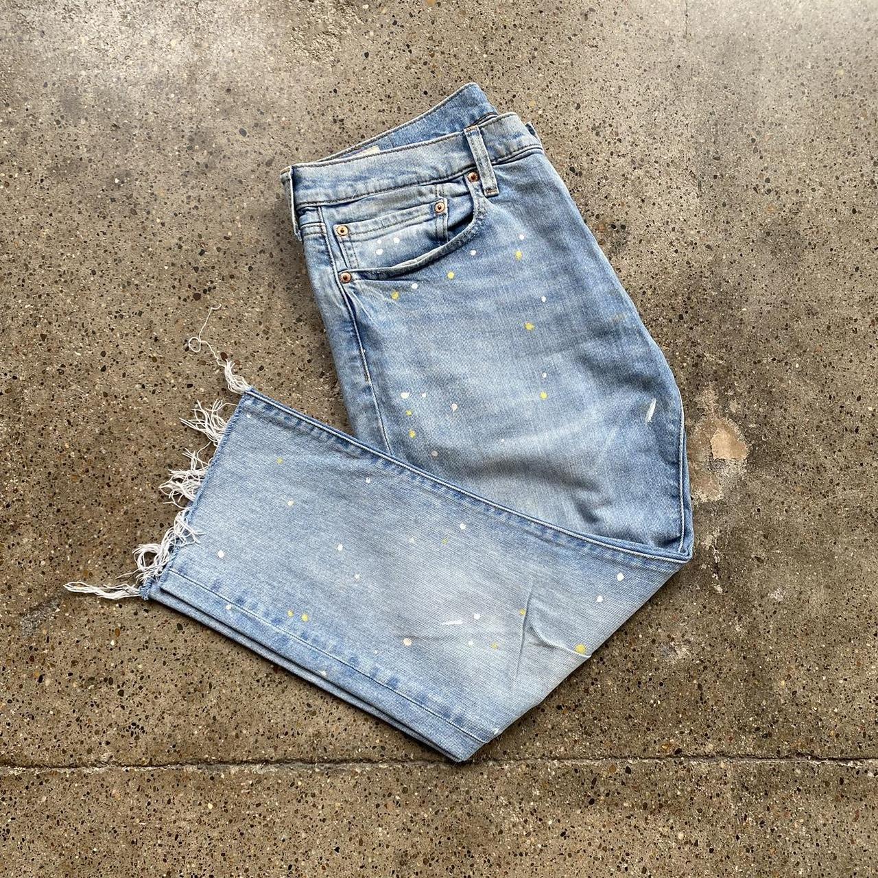 Levis paint sales splatter jeans