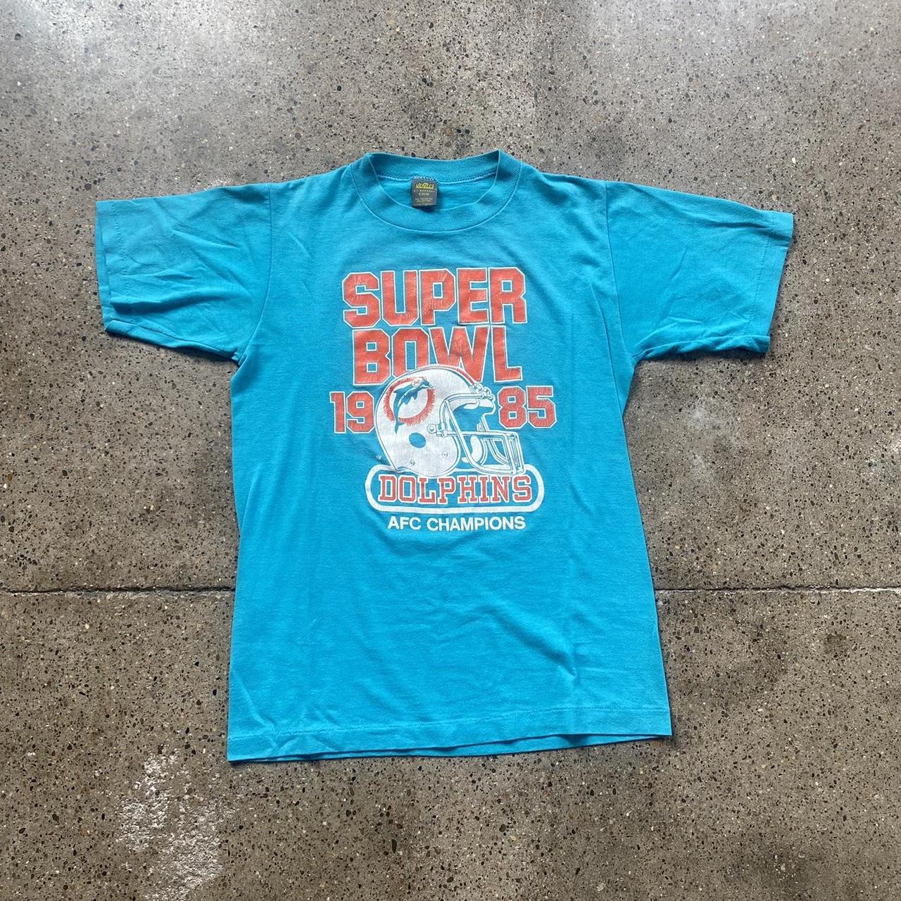 Vintage Miami dolphins shirt $45 shipped Labeled - Depop