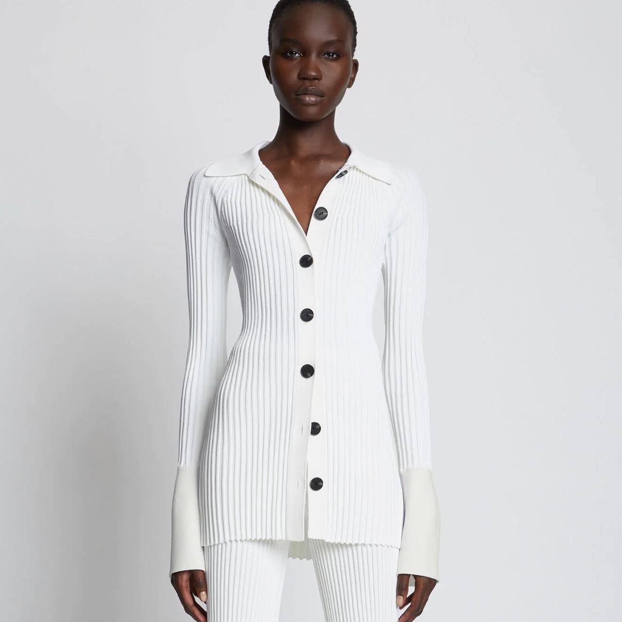 ISO Proenza Schoueler rib knit collared cardigan Depop