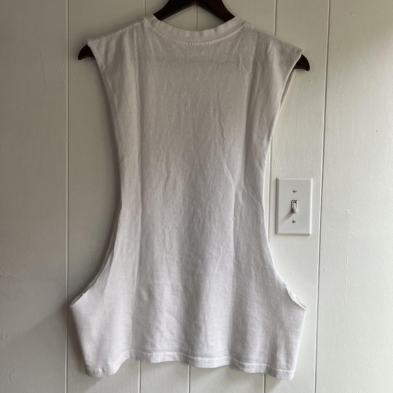 Office Men's White and Blue Vest (3)