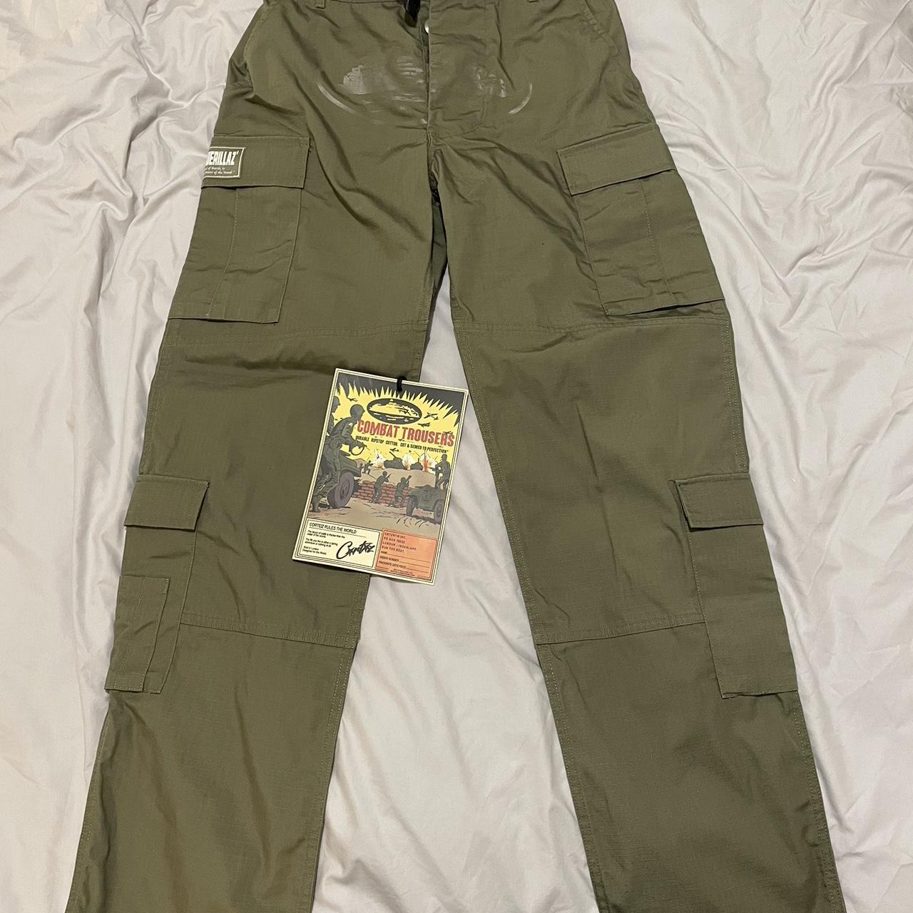 Cortiez Cargo Combat Trousers, size small. Worn | Depop