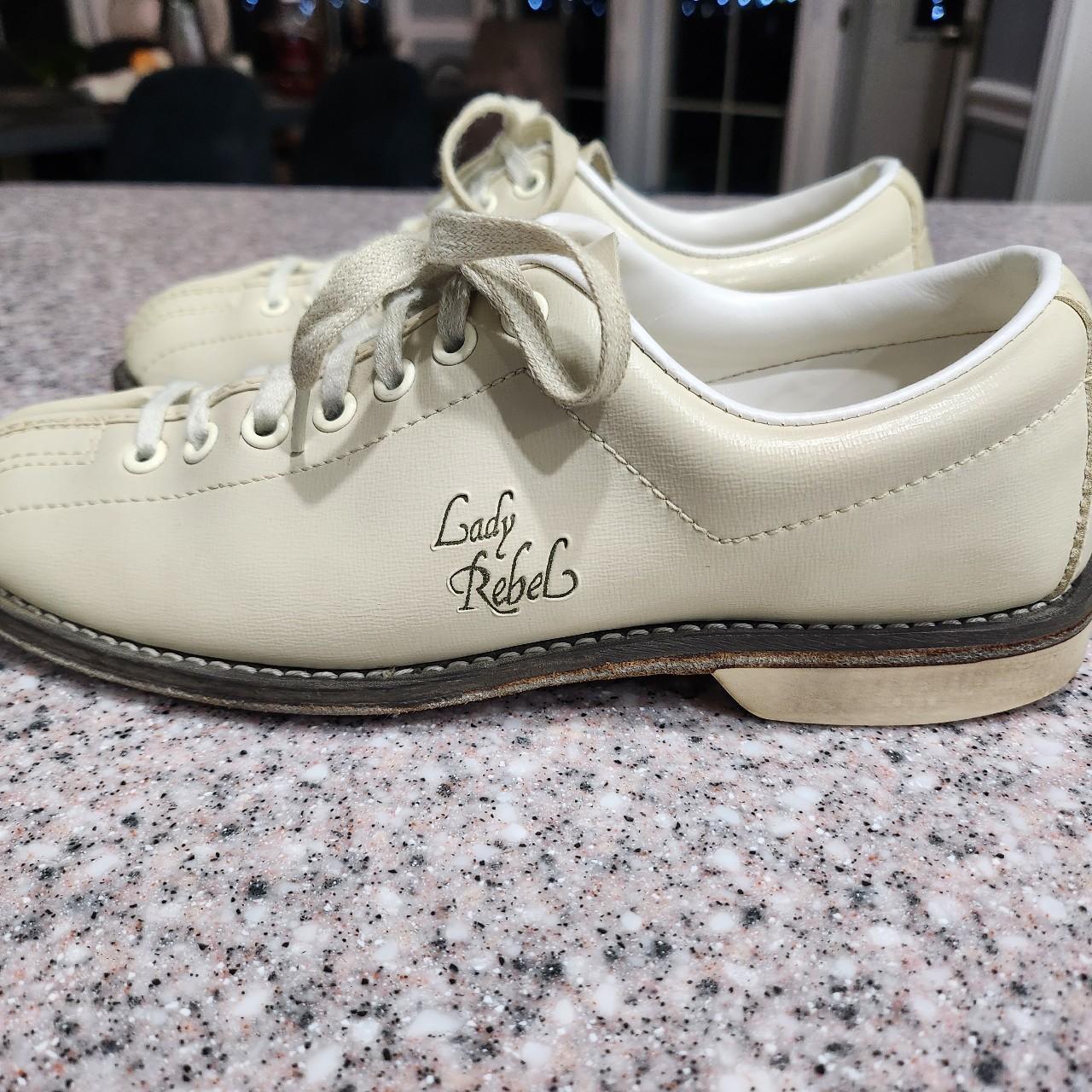 Vintage Brunswick "Lady Rebel" Bowling Shoes Depop