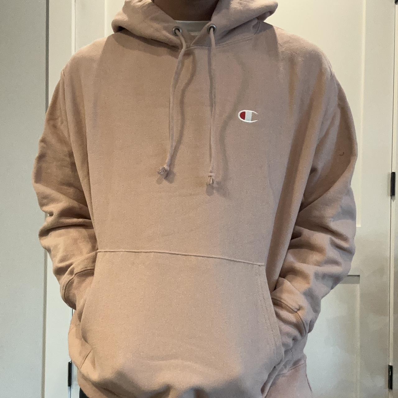 pink champion hoodie urban outfitters exclusive