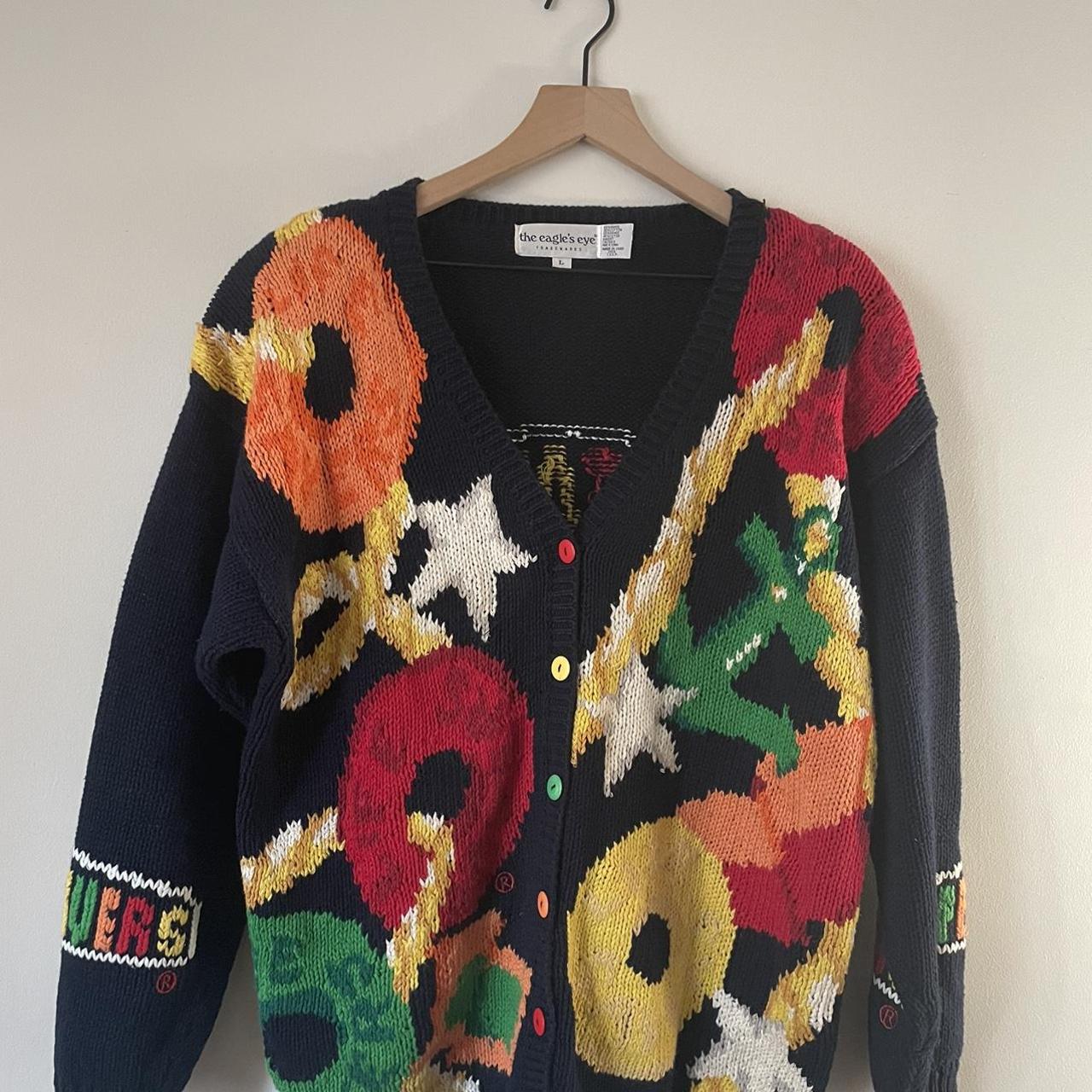 Lifesaver Candy Cardigan - The Eagles Eye - Size... - Depop