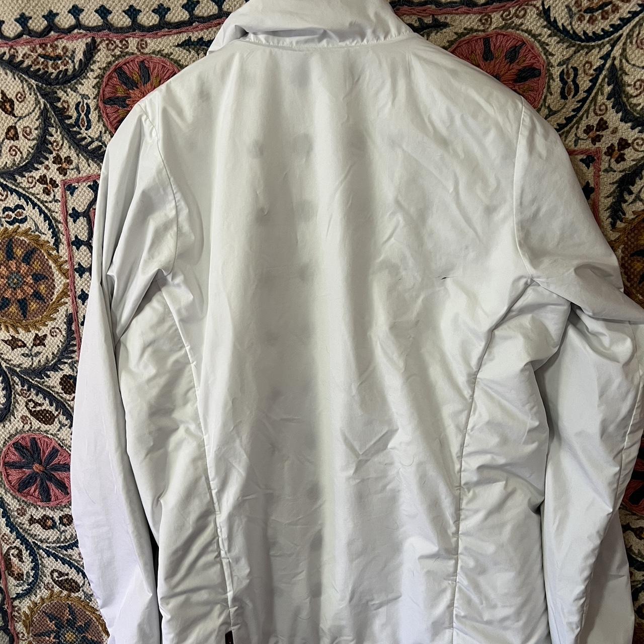 white helly hanson light jacket. Interior venting... - Depop