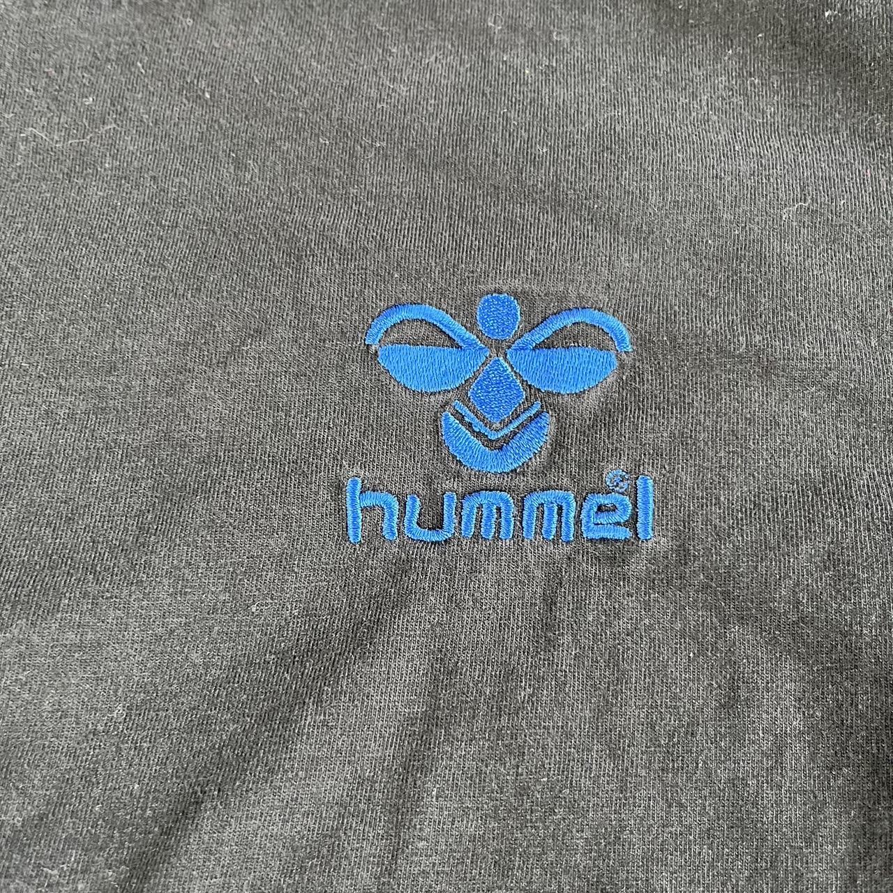 Hummel Men's Black and Blue Shirt (2)