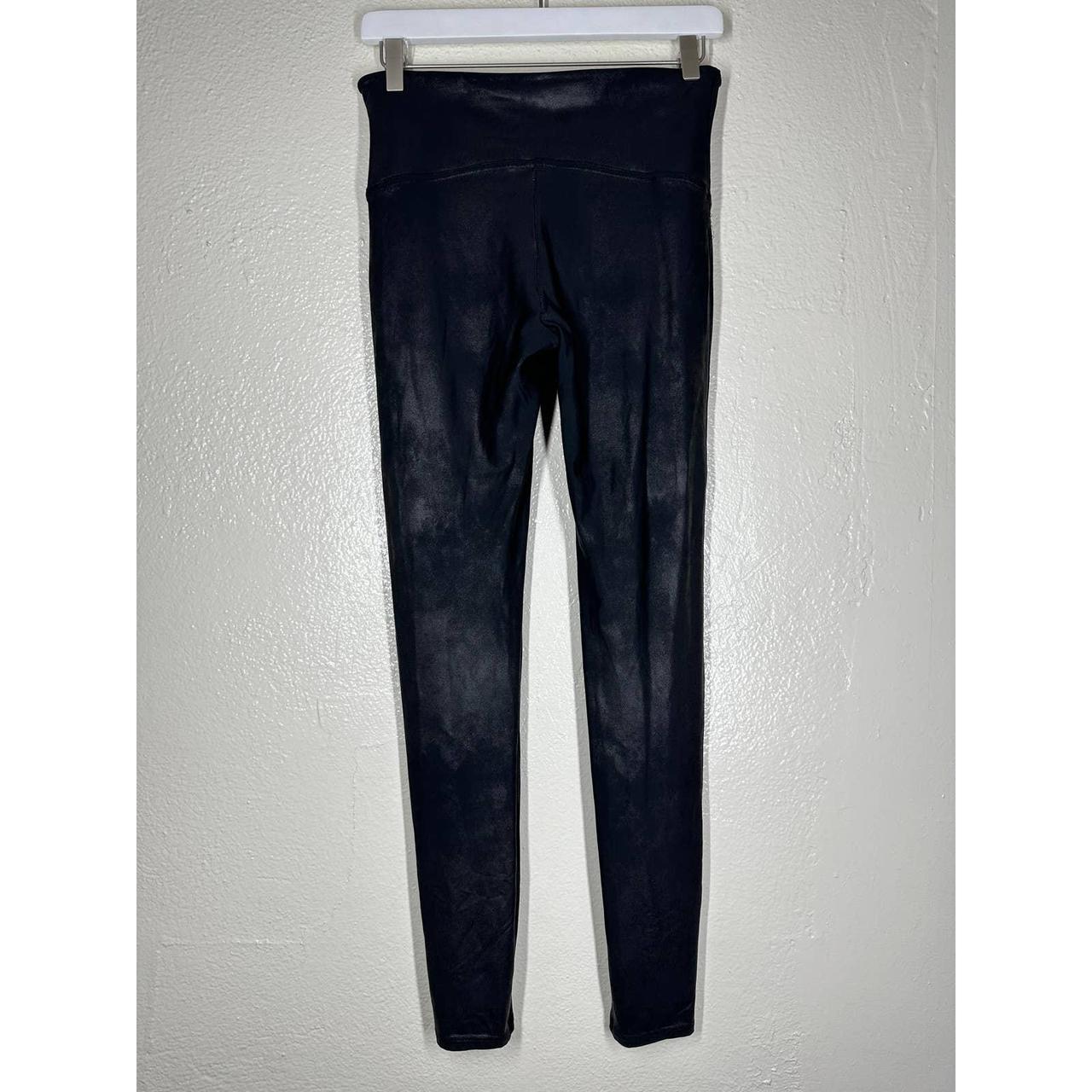 SPANX Perforated Faux Leather Panel Legging Very - Depop