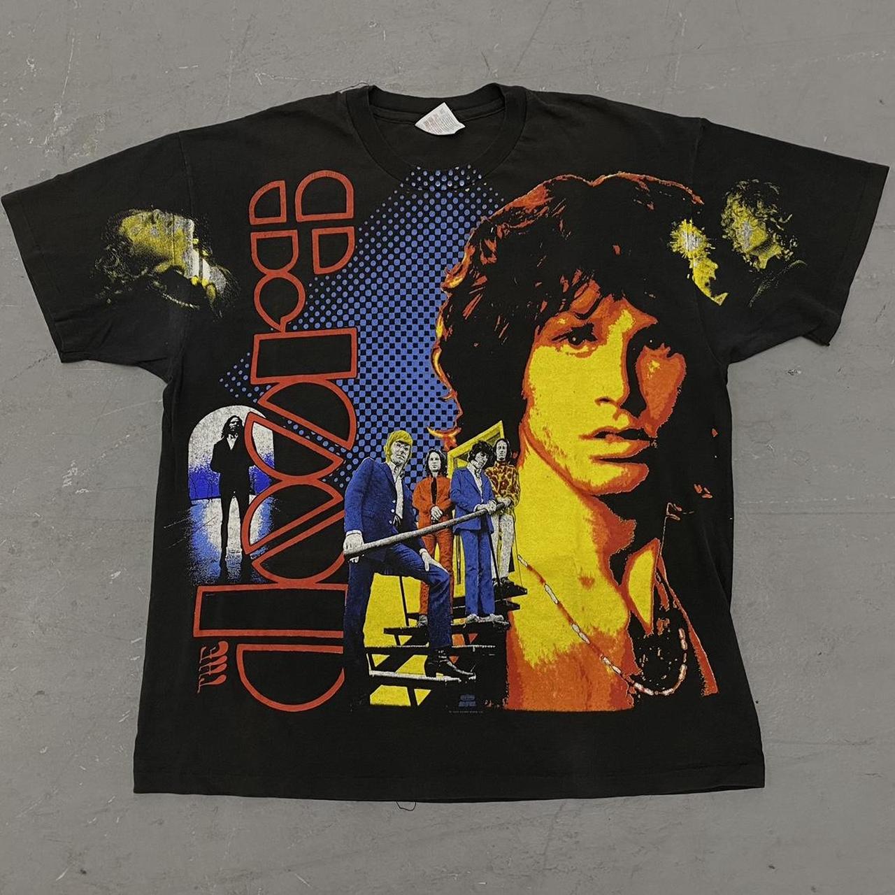 Vintage 1992 The Doors All Over Print AOP Tee Jim...