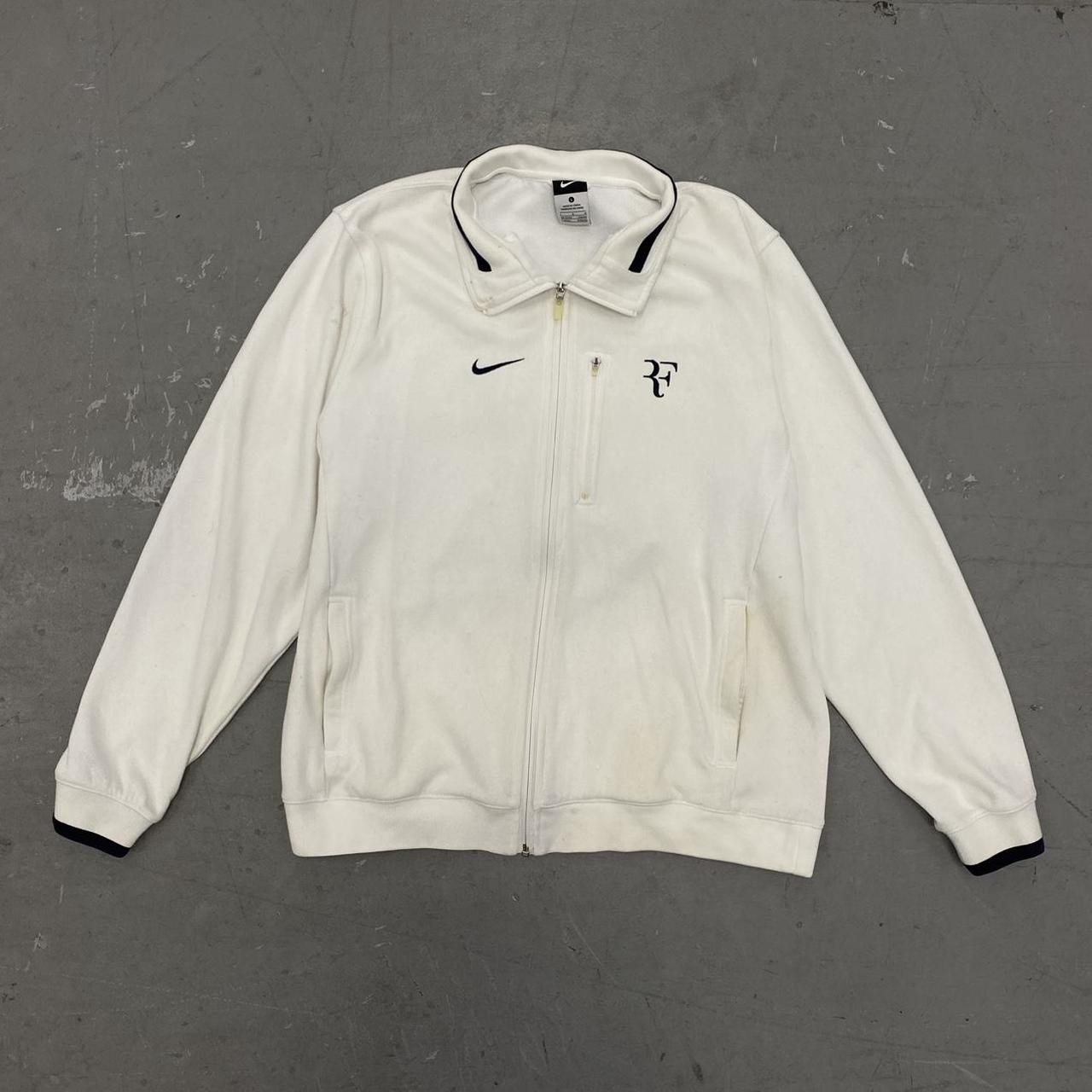 Roger federer white outlet jacket