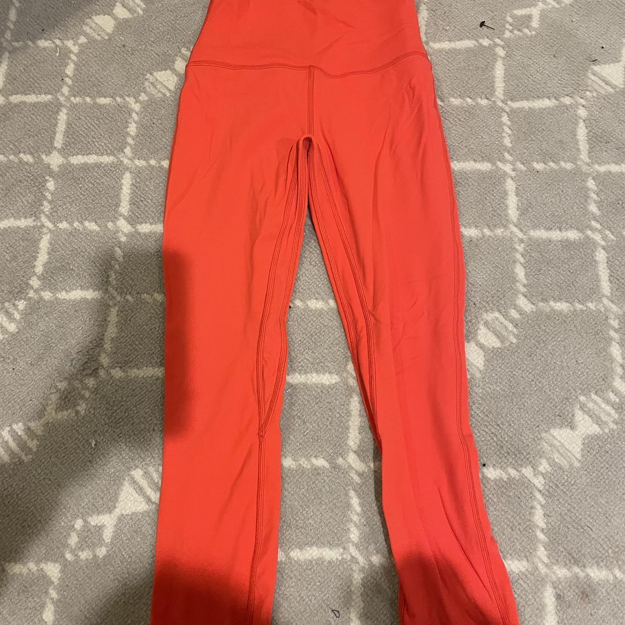 Lululemon Women's Red Leggings | Depop