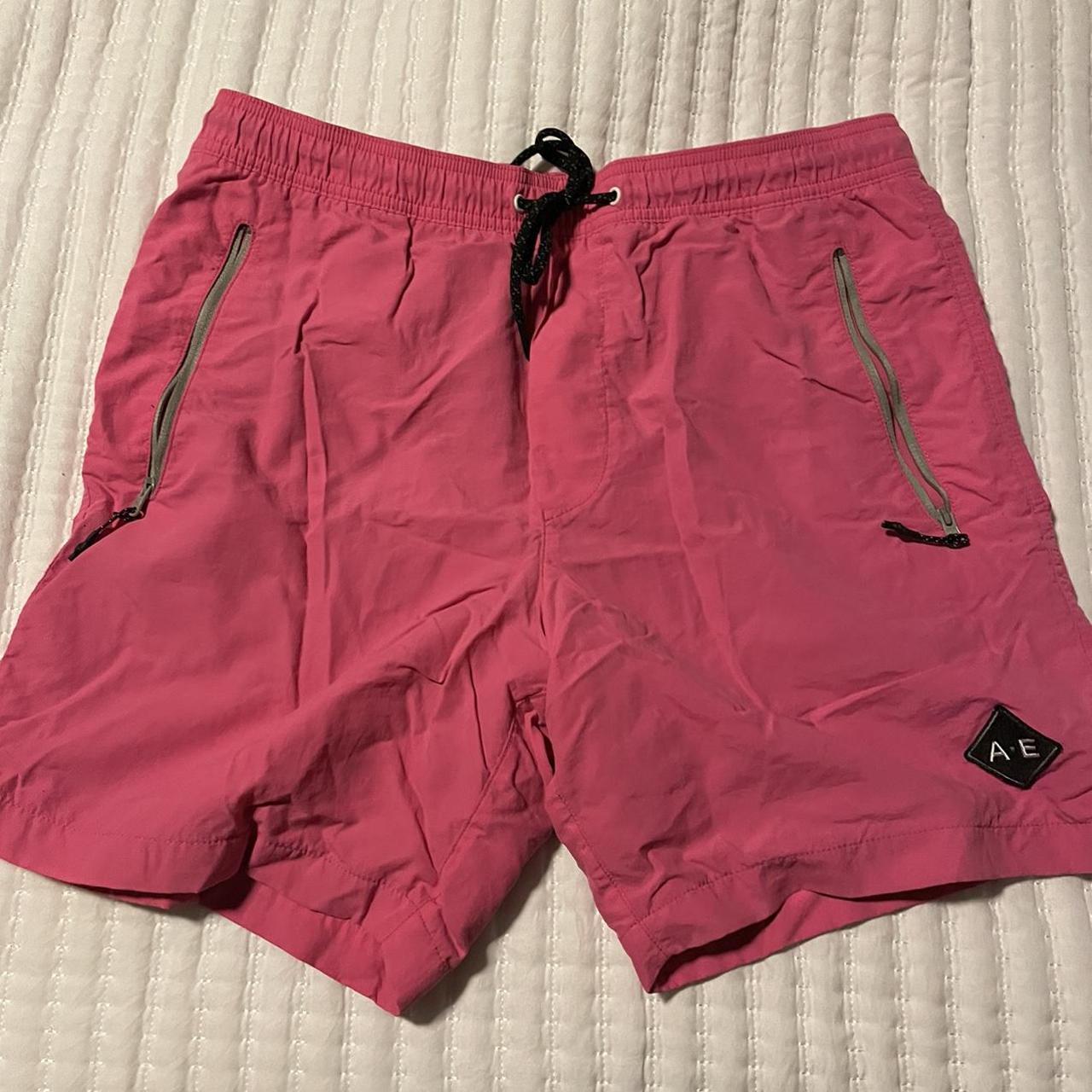 Pink American eagle swim trucks Worn a few times No... Depop