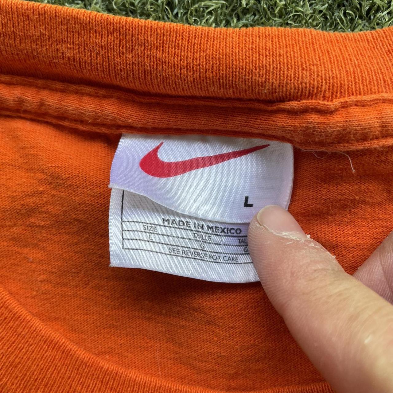 Nike Men's Orange T-shirt | Depop