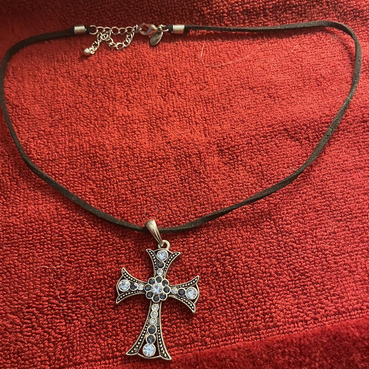 Lia Sophia cross necklace