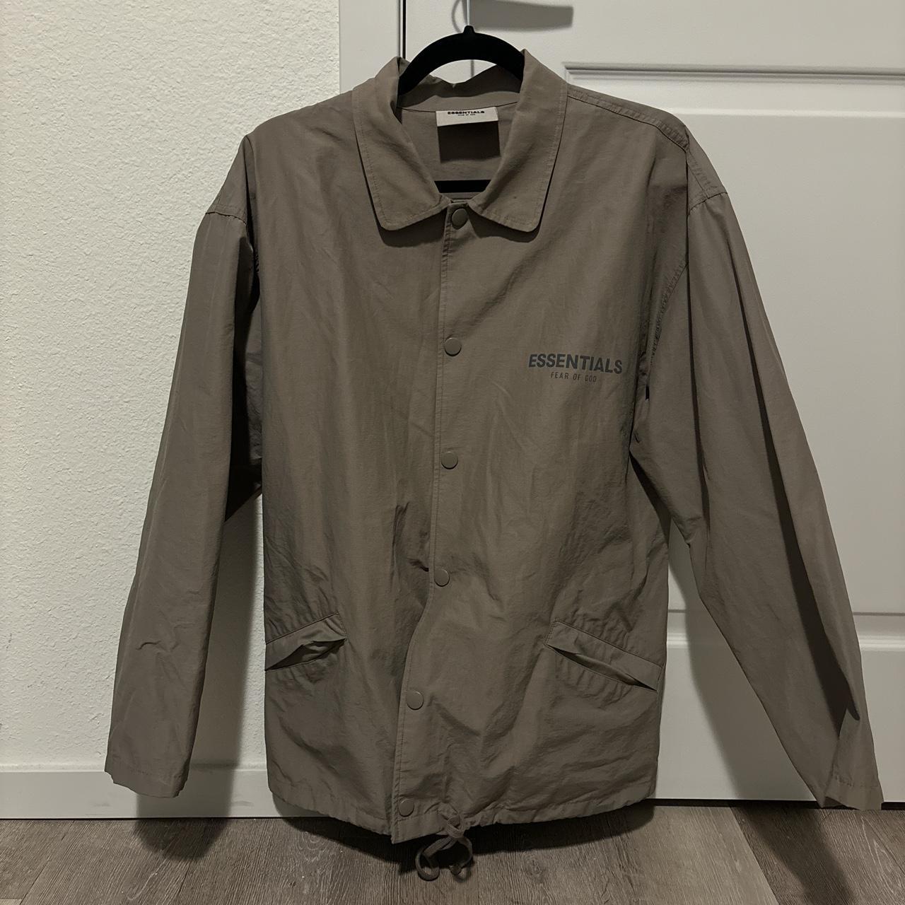 High Quality Fear Of God Essentials Rain popular Jacket