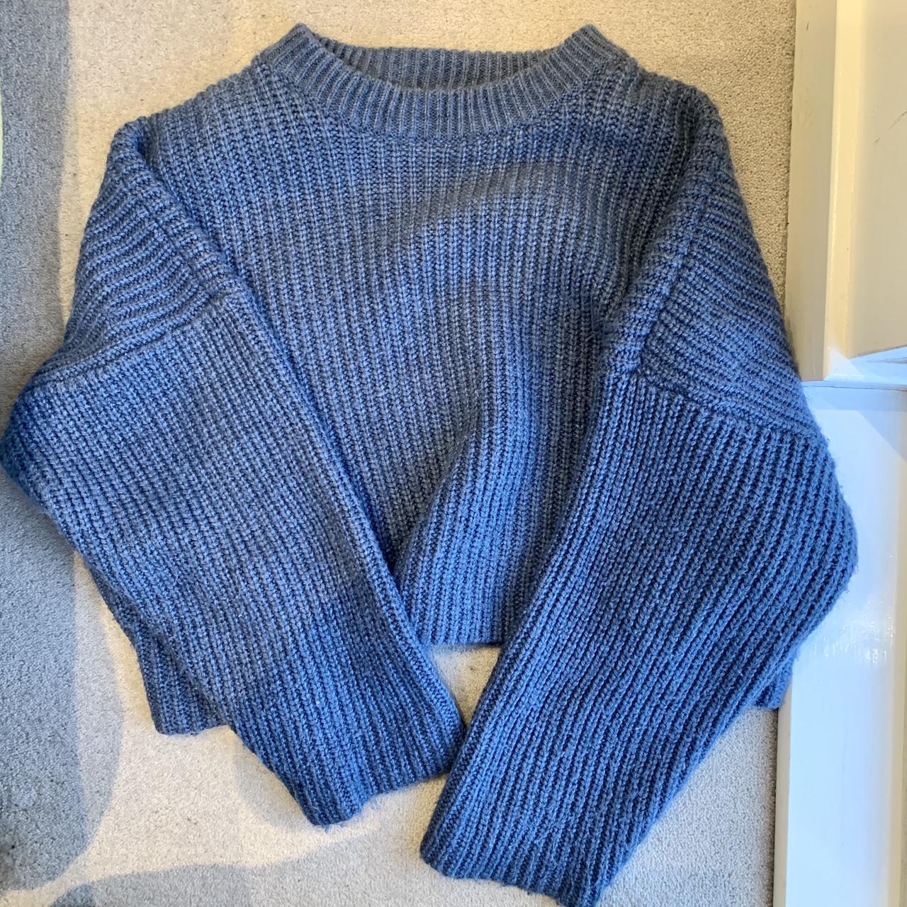 H&M Women's Blue Jumper | Depop