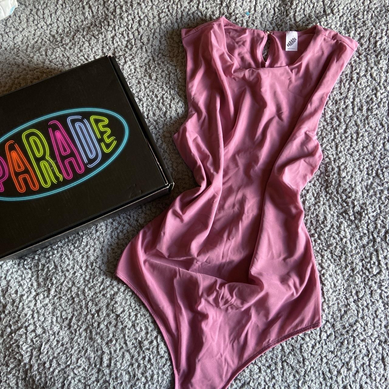 Skims Womens Pink Bodysuit Depop 9910