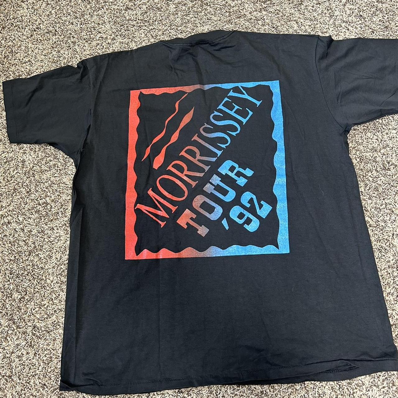 Morrissey 1992年 ヴィンテージTシャツ Vintage 1992 Morrissey Shirt XL We Look At Danger – Madd Vintage