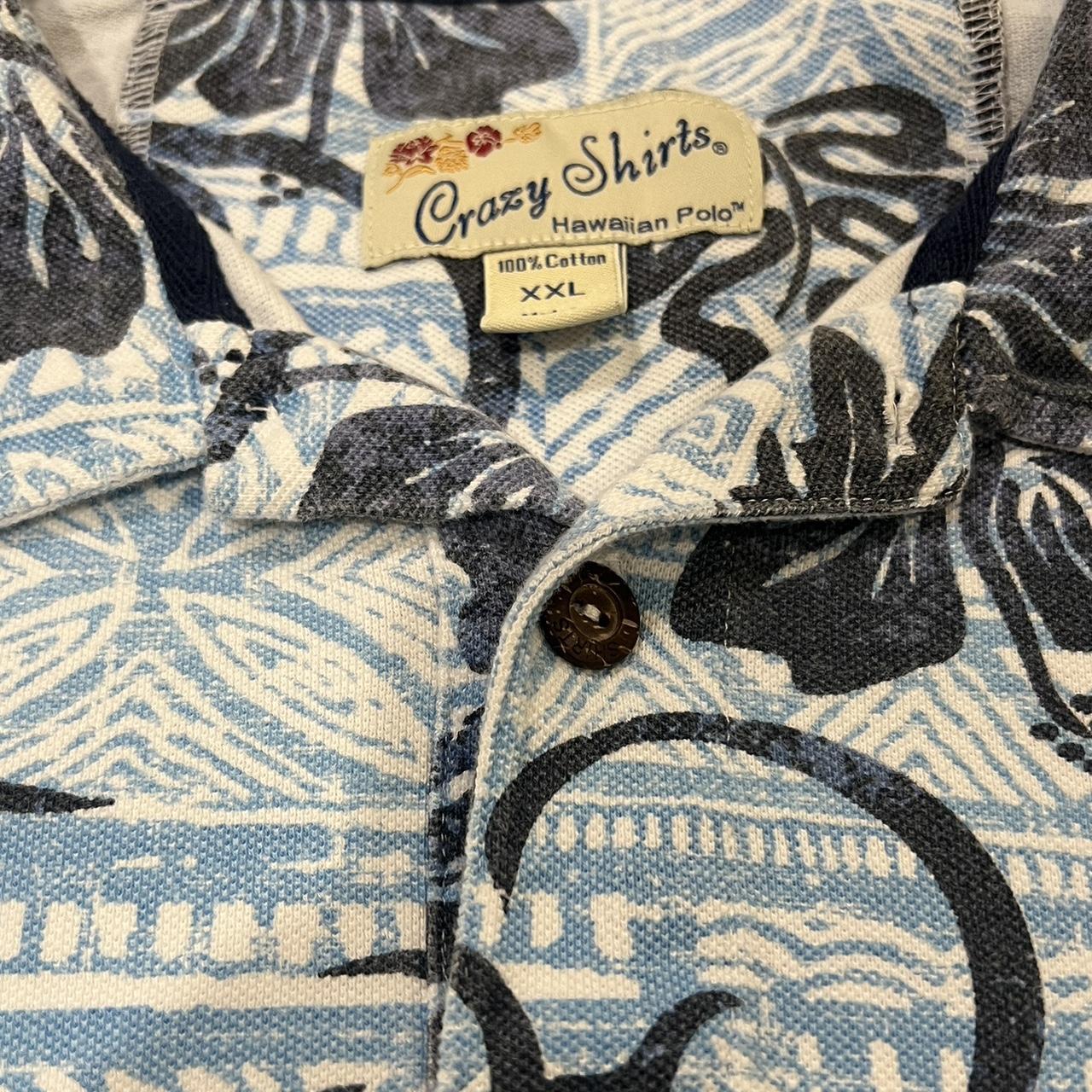 Vintage Crazy Shirts Hawaiian Polo Short Sleeve... Depop