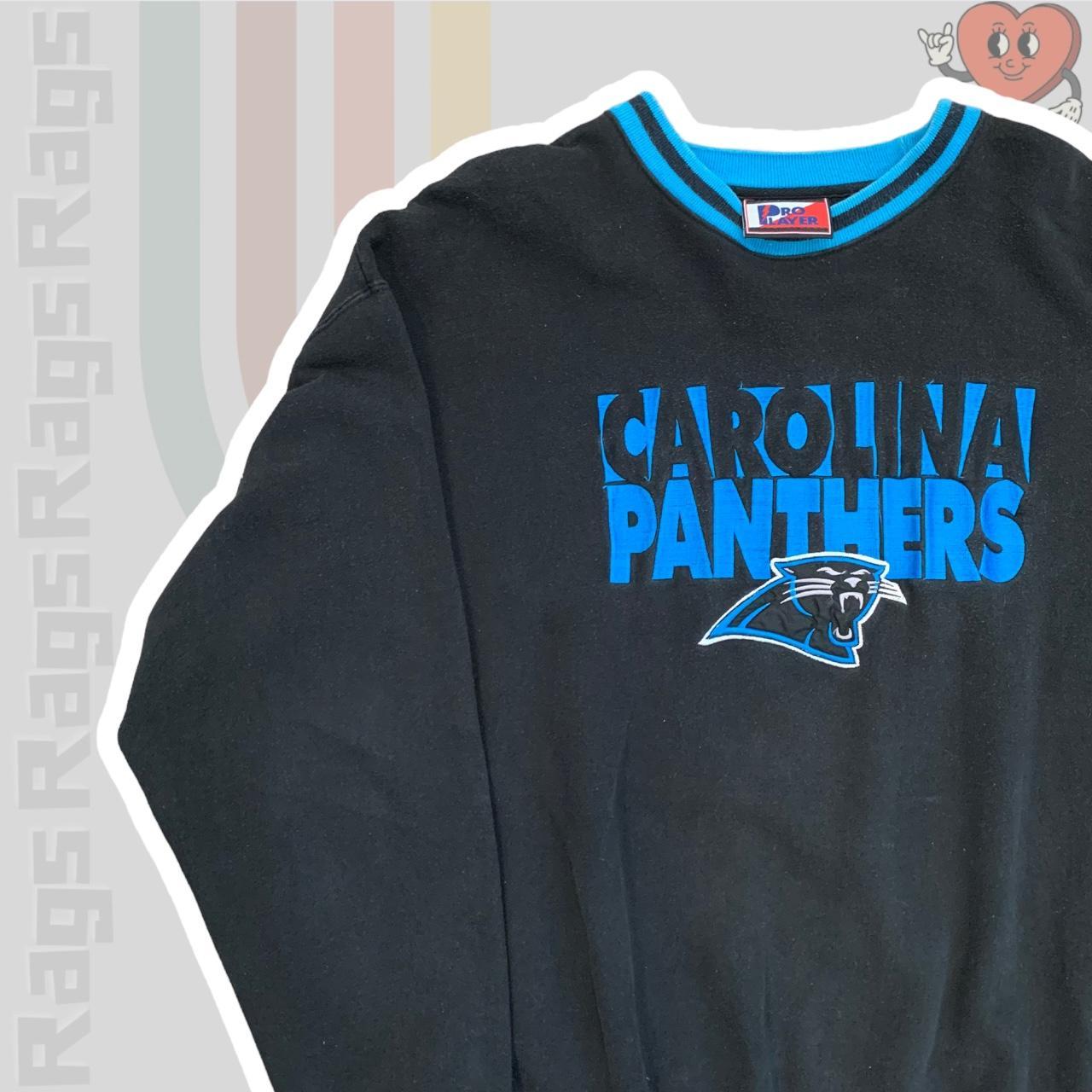 Vintage 90s Carolina Panthers NFL Sweatshirt Size Small