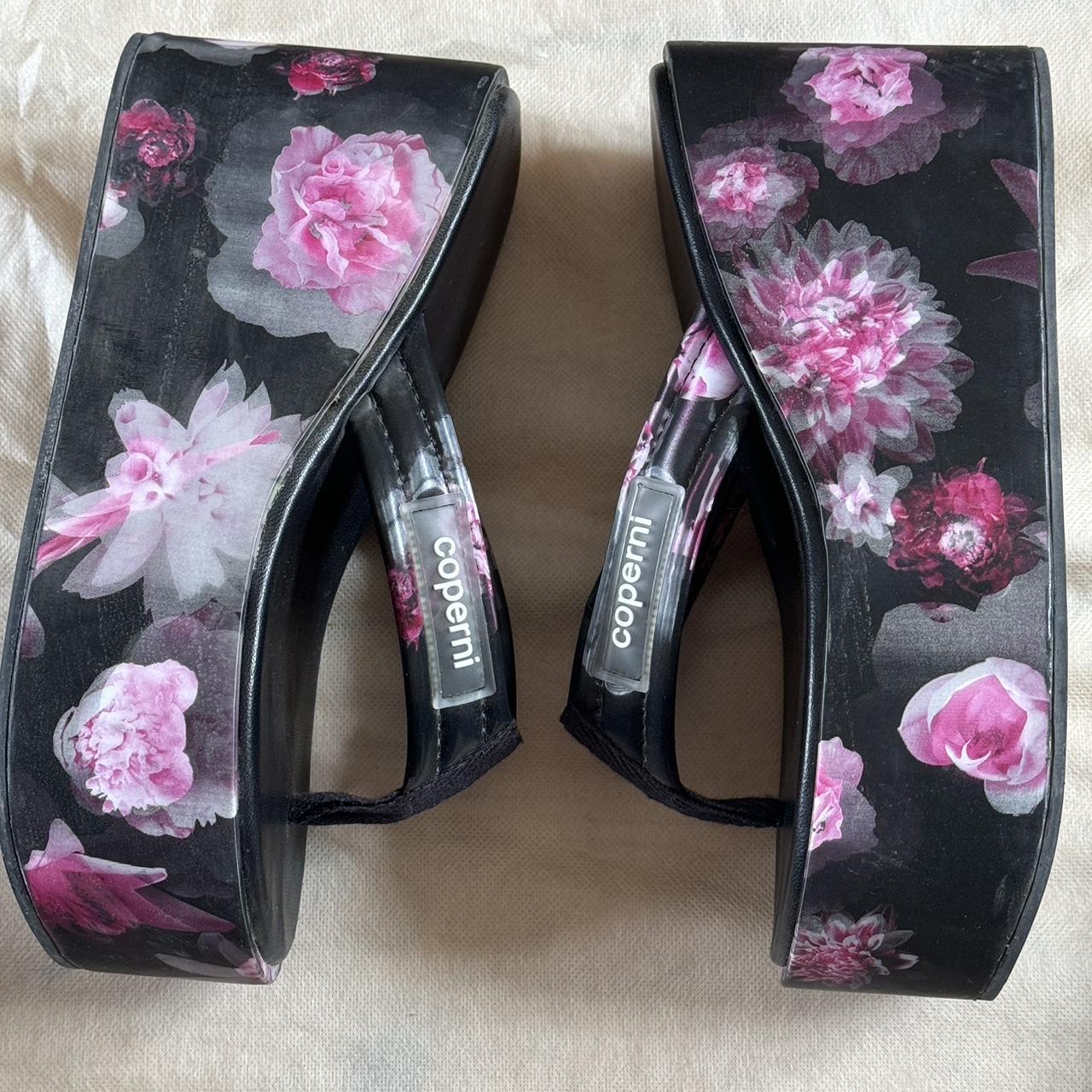 Coperni Holographic Flowers Platform sandals 🌺 Depop