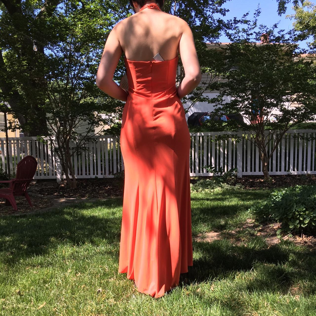 one shoulder rainbow dress