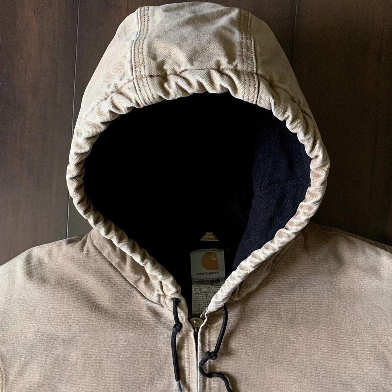 Carhartt Men's Cream Jacket Depop