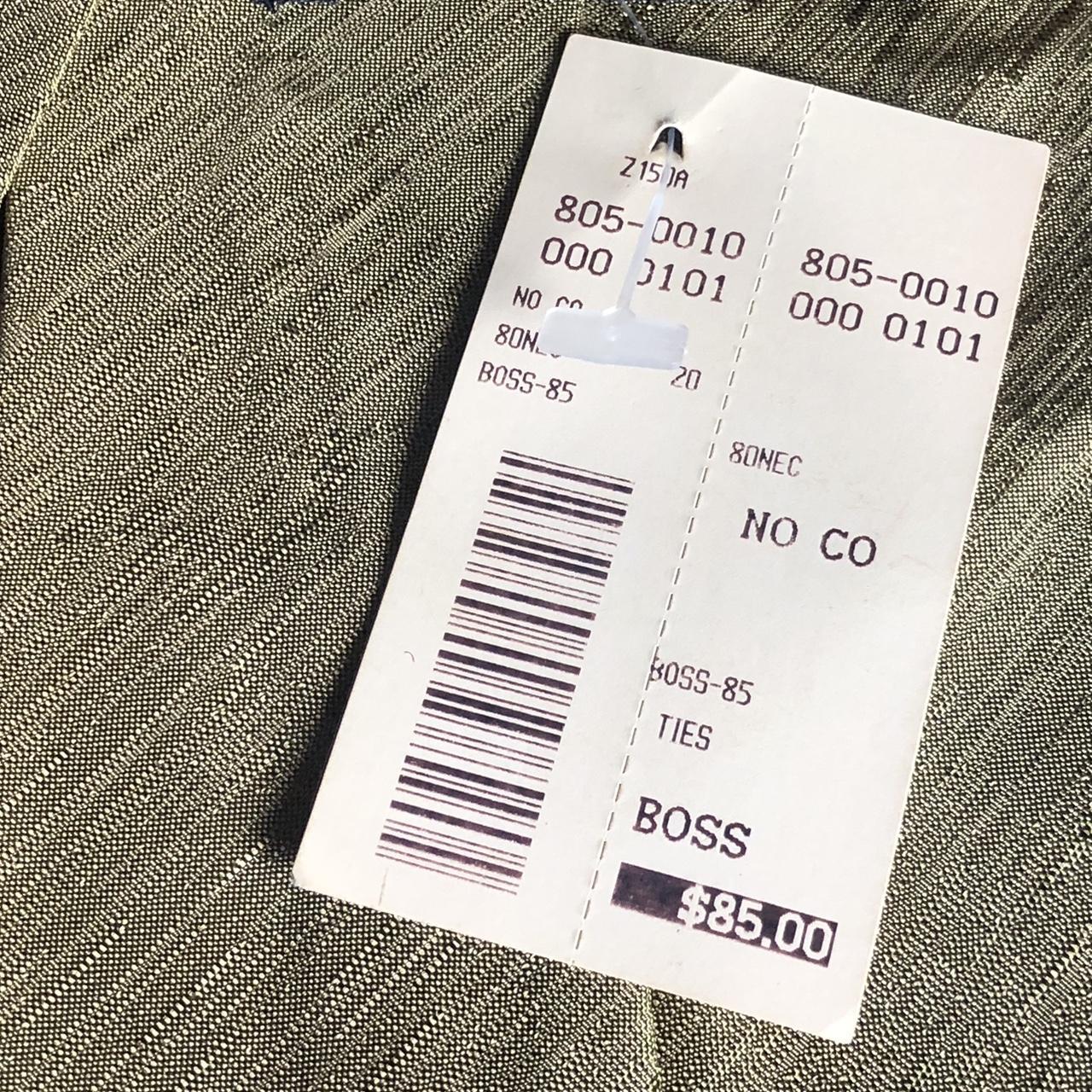 hugo boss gold tie