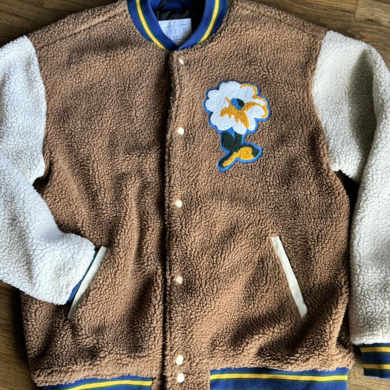 Varsity Jacket Sherpa Coat Urban Outfitters Urban Outfitters Uo