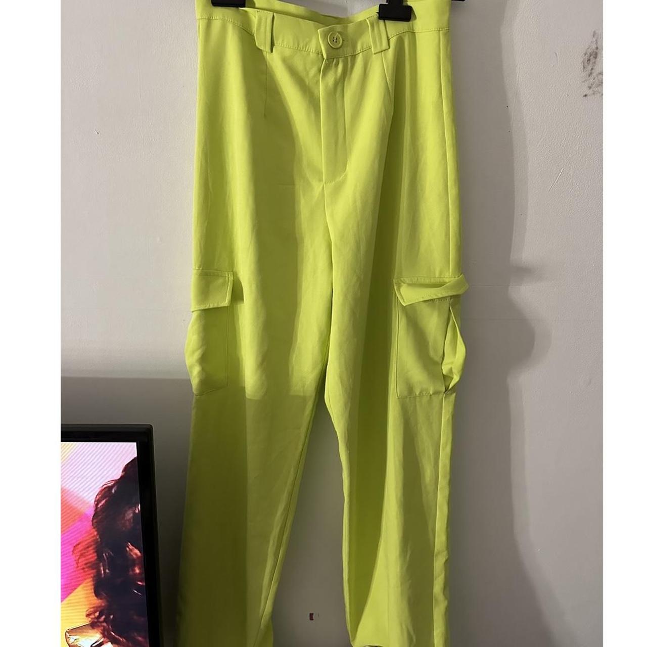 Primark Women's Green Trousers Depop