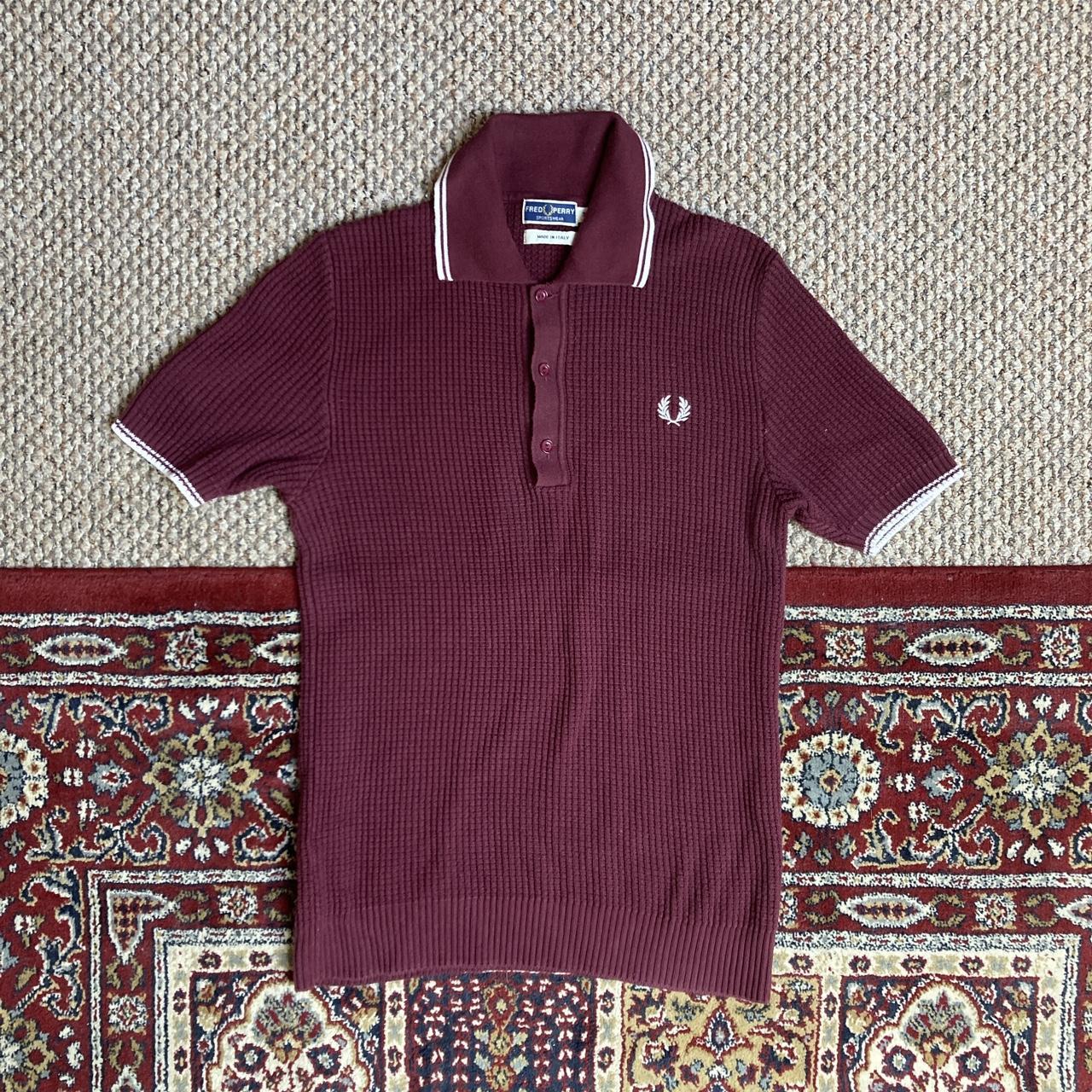 Fred Perry made in Italy waffle knit polo