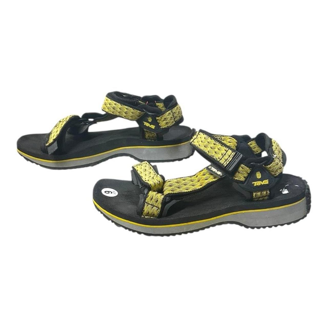Teva Women's Sandals Yellow/Black US – Fabric type 100