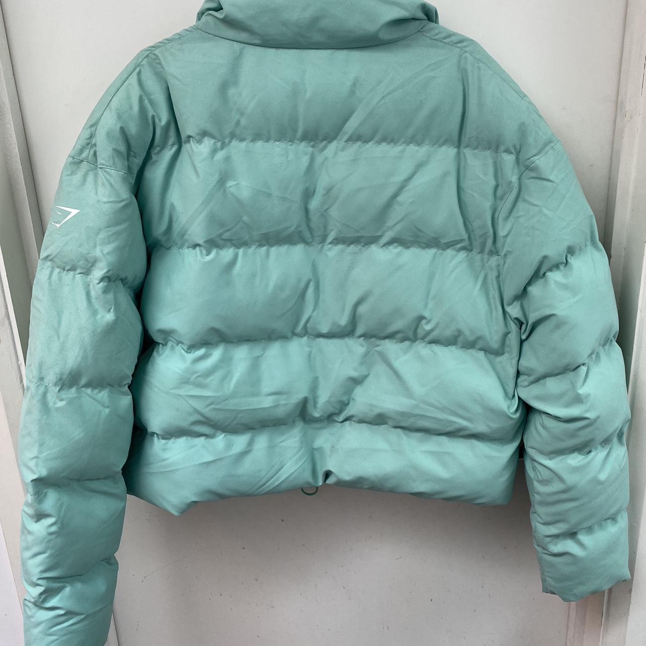 Gymshark Women's Green Jacket Depop