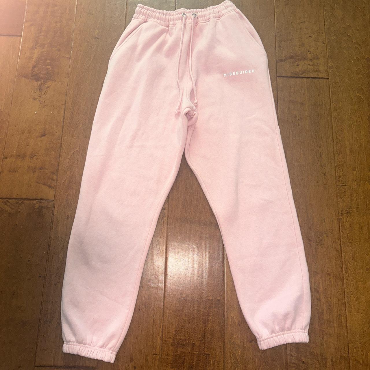 Missguided 2024 pink joggers