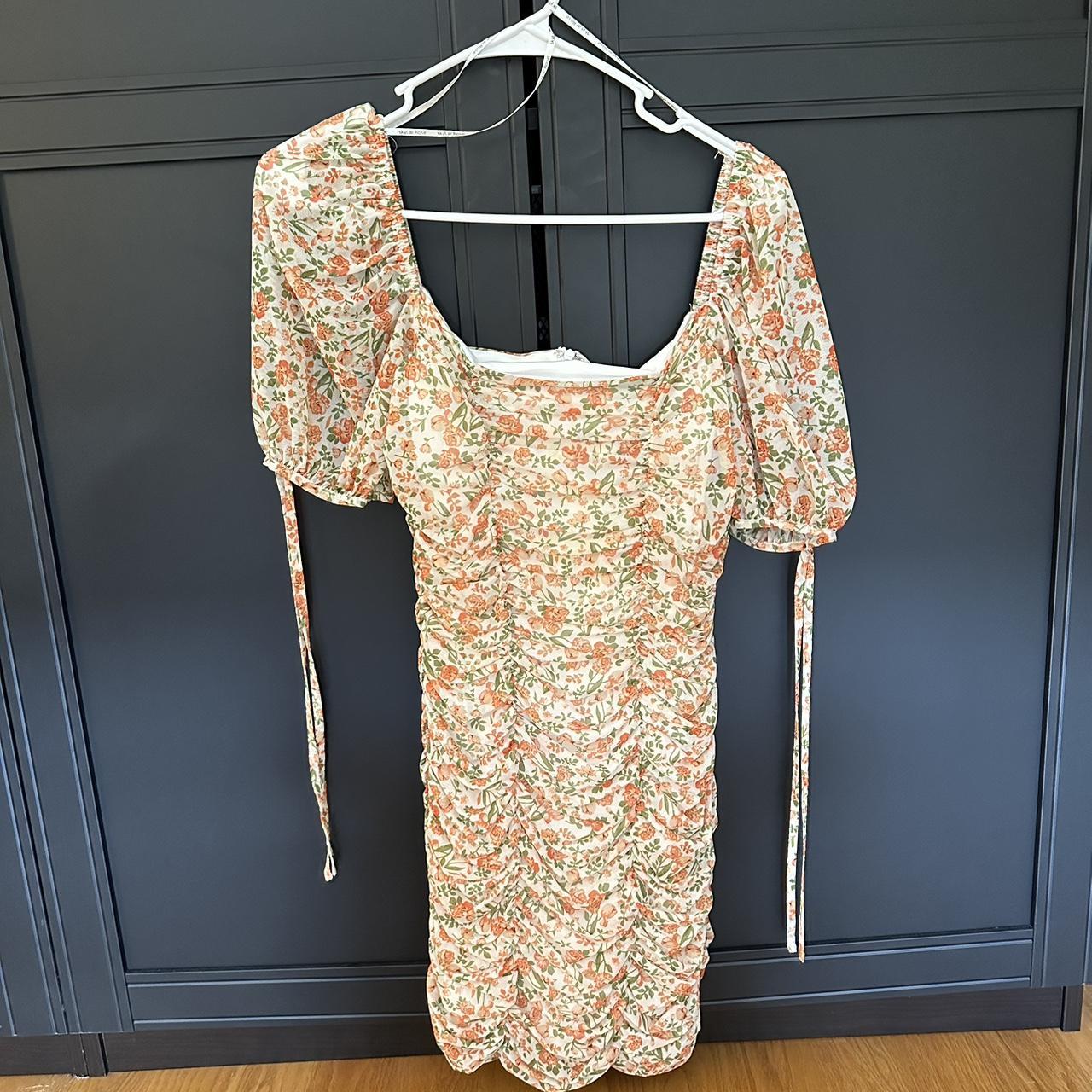 Skylar Rose ruched mini dress with Depop